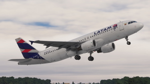 Fenix A320 LATAM Colombia CC-BFE (Block 2) thumbnail 1