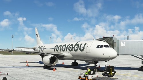 Fenix A320 Marabu Airlines ES-MBU 8K & 4K