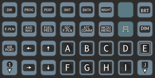 Fenix A320 MCDU - Stream Deck XL Profile - MSFS