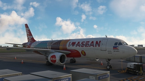 Fenix a320 Philippines AirAsia asean livery RP-C8974 | CFM 4K