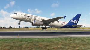 MSFS 2024 Fenix A320 WF Scandinavian Airlines (SAS) 2019 (OY-KAM) CFM with Cabin Interior thumbnail 6