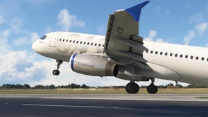 MSFS 2024 Fenix A320 WF Scandinavian Airlines (SAS) 2019 (OY-KAM) CFM with Cabin Interior thumbnail 7