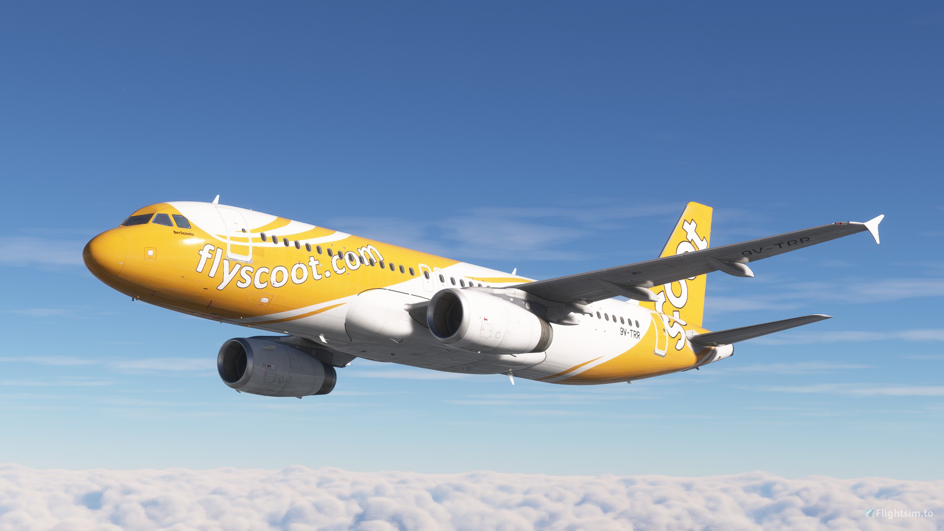 Scoot 9V-TRR + Cabin - Fenix A320 V2 for Microsoft Flight