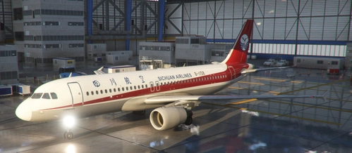 [8K] [CFM] Fenix A320v2  Sichuan Airline  B-1885 四川航空B-1885