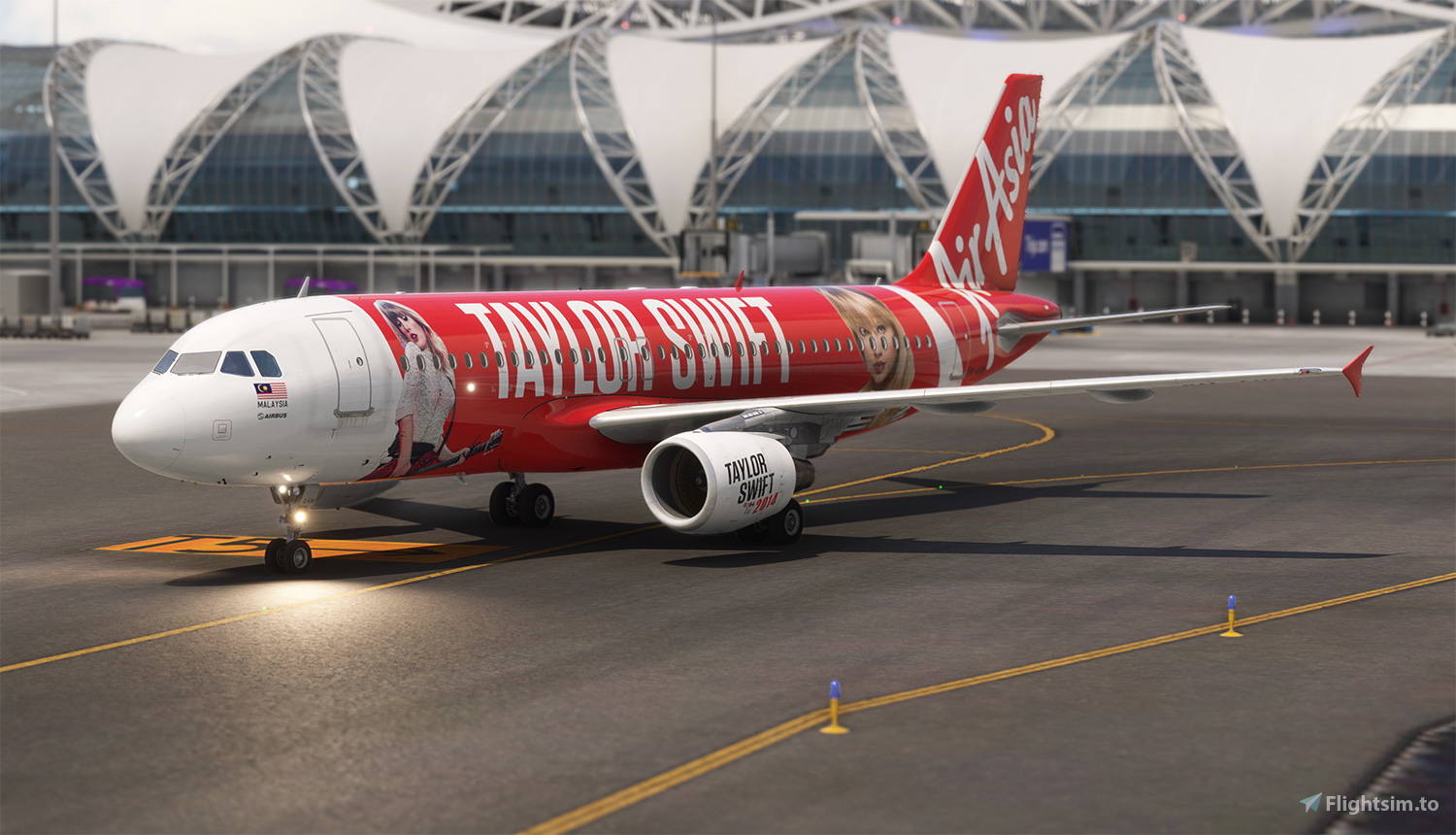 FENIX A320 V2 - CFM | AirAsia | 9M-AHM - TAYLOR SWIFT - Aircraft