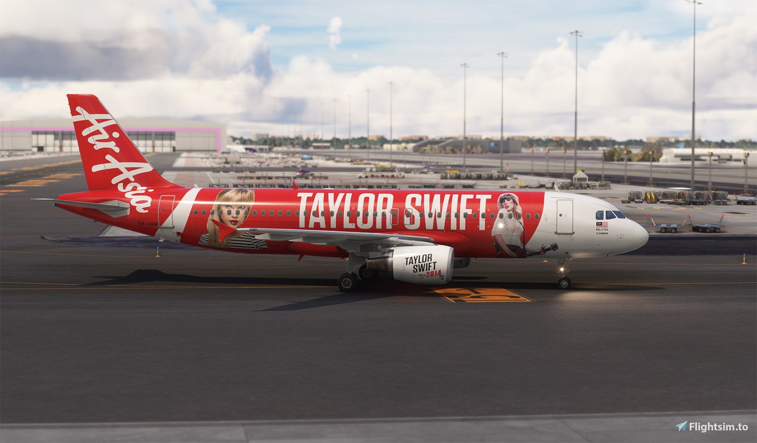 FENIX A320 V2 - CFM | AirAsia | 9M-AHM - TAYLOR SWIFT - Aircraft