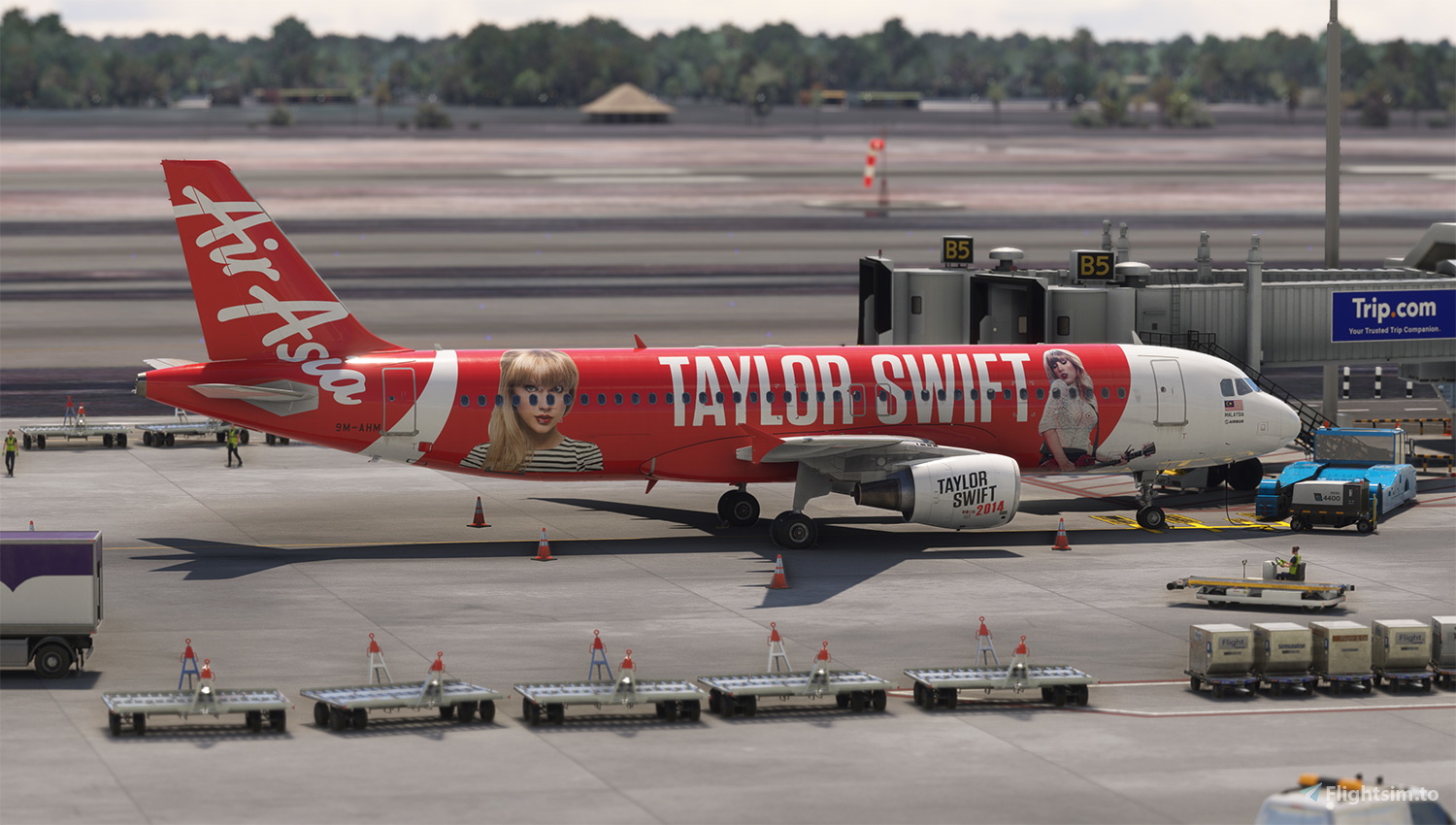 FENIX A320 V2 - CFM | AirAsia | 9M-AHM - TAYLOR SWIFT for