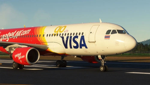 FENIX A320 V2 - CFM | Thai VietJet Air | HS-VKA "go with VISA"