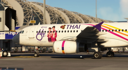 FENIX A320 V2 - IAE | Thai Airways Int'l (64th Anniversary) | HS-TXA