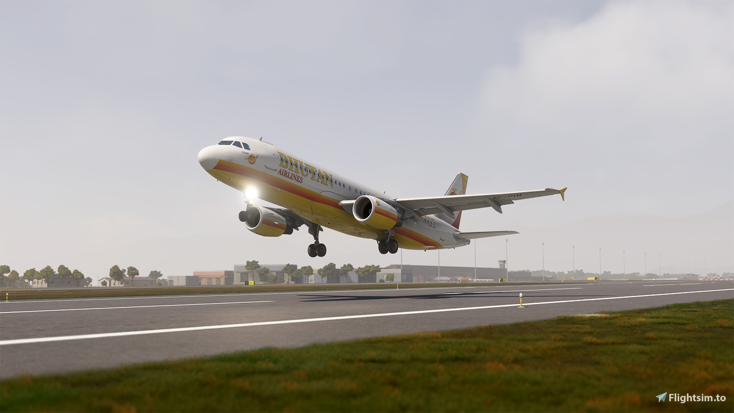 Fenix A320 V2 | Bhutan Airlines (A5-RIM) CFM with Cabin | 8K - Image 1