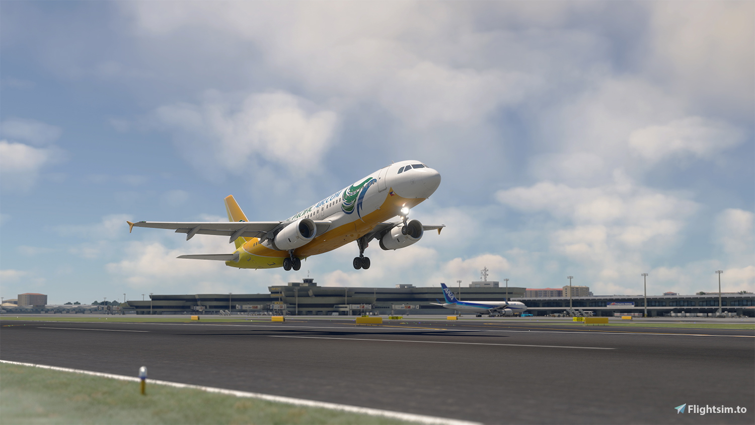 MSFS 2024 Fenix A320 WF Cebu Pacific Air (RP-C3238)  IAE with Cabin  8K - Image 1