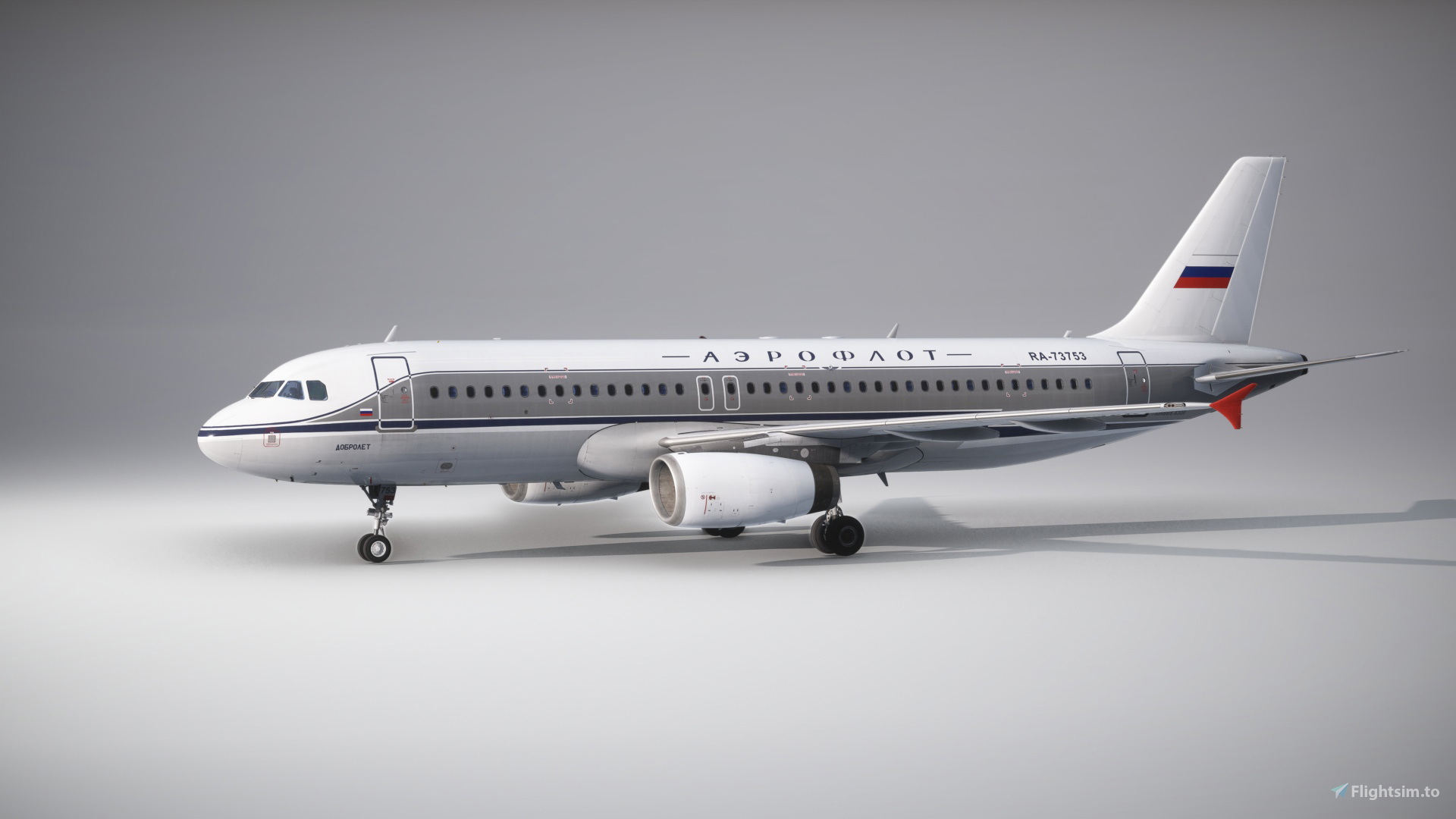 Fenix A320 v2 | Fictional Aeroflot Dobrolet (RA-73753) (IAE) for