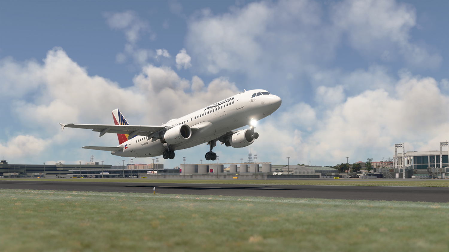 MSFS 2024 Fenix A320 PAL Express CFM (RP-C8612) with Cabin - Image 1
