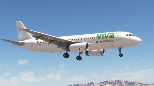 Fenix A320 V2 Avion Express Malta (9H-MLY - VivaAerobus Lease) (12K)