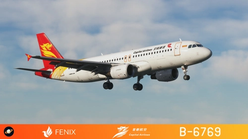 Fenix A320 [v2]- CFM Beijing Capital Airlines 首都航空 B-6769 with cabin 8K