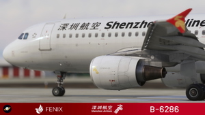 Fenix A320 [v2]- CFM Shenzhen Airlines 深圳航空 B-6286 with cabin 8K thumbnail 5