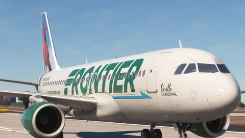 Fenix A320 v2 Frontier Airlines "Orville" The Red Cardinal 8K Livery N228FR