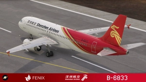 Fenix A320 [v2]- IAE Shenzhen Airlines 深圳航空 B-6833 with cabin 8K thumbnail 9