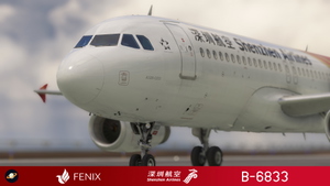 Fenix A320 [v2]- IAE Shenzhen Airlines 深圳航空 B-6833 with cabin 8K thumbnail 5