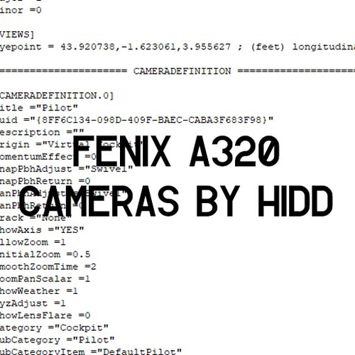 Fenix Airbus A320 Cameras (IAE and CFM)