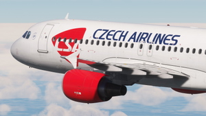 Fenix Airbus A320 Czech Airlines 100 Years Sticker | Custom Cabin | 4K thumbnail 2