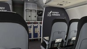Fenix Airbus A320 Osprey Airways | Cabin | 4K thumbnail 9