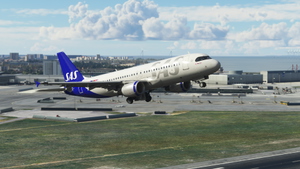 Fenix A320 IAE SAS Scandinavian Airlines OY-KAM 8K & 4K thumbnail 1