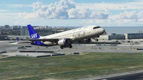 Fenix A320 IAE SAS Scandinavian Airlines OY-KAM 8K & 4K
