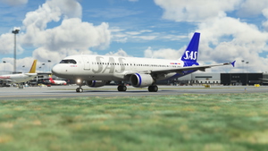 Fenix A320 IAE SAS Scandinavian Airlines OY-KAM 8K & 4K thumbnail 2