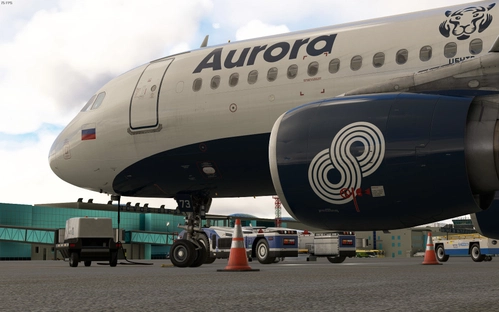 Fenix Simulation A320 Aurora Airlines RA-73673 (Fictional) [8K] w/Cabin 