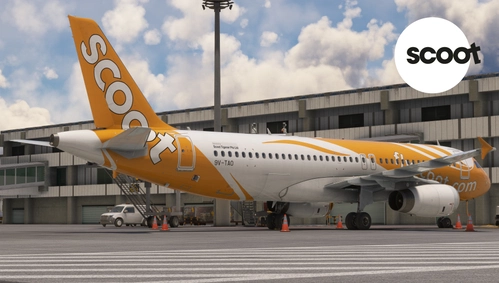 Fenix Simulations A320 - Scoot (Standard) | 9V-TAO