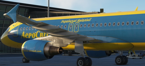 Fenix Simulations A320 V2  Aerosvit UR-DAH