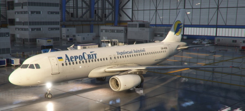 Fenix Simulations A320 V2 AEROSVIT  (fictional) IAE
