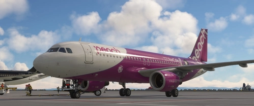 Fenix320 V2 CFM Peach Aviation X Kancolle JA816P[Cabin][8K]