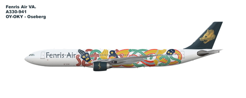 Fenris Air VA. OY-OKY Oseberg Livery