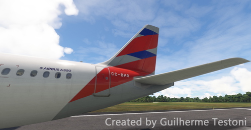 Fictional Livery LATAM Chile CC-BHG (CFM) for Fenix A320