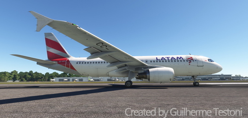Fictional Livery LATAM Peru CC-BFX (CFM) for Fenix A320