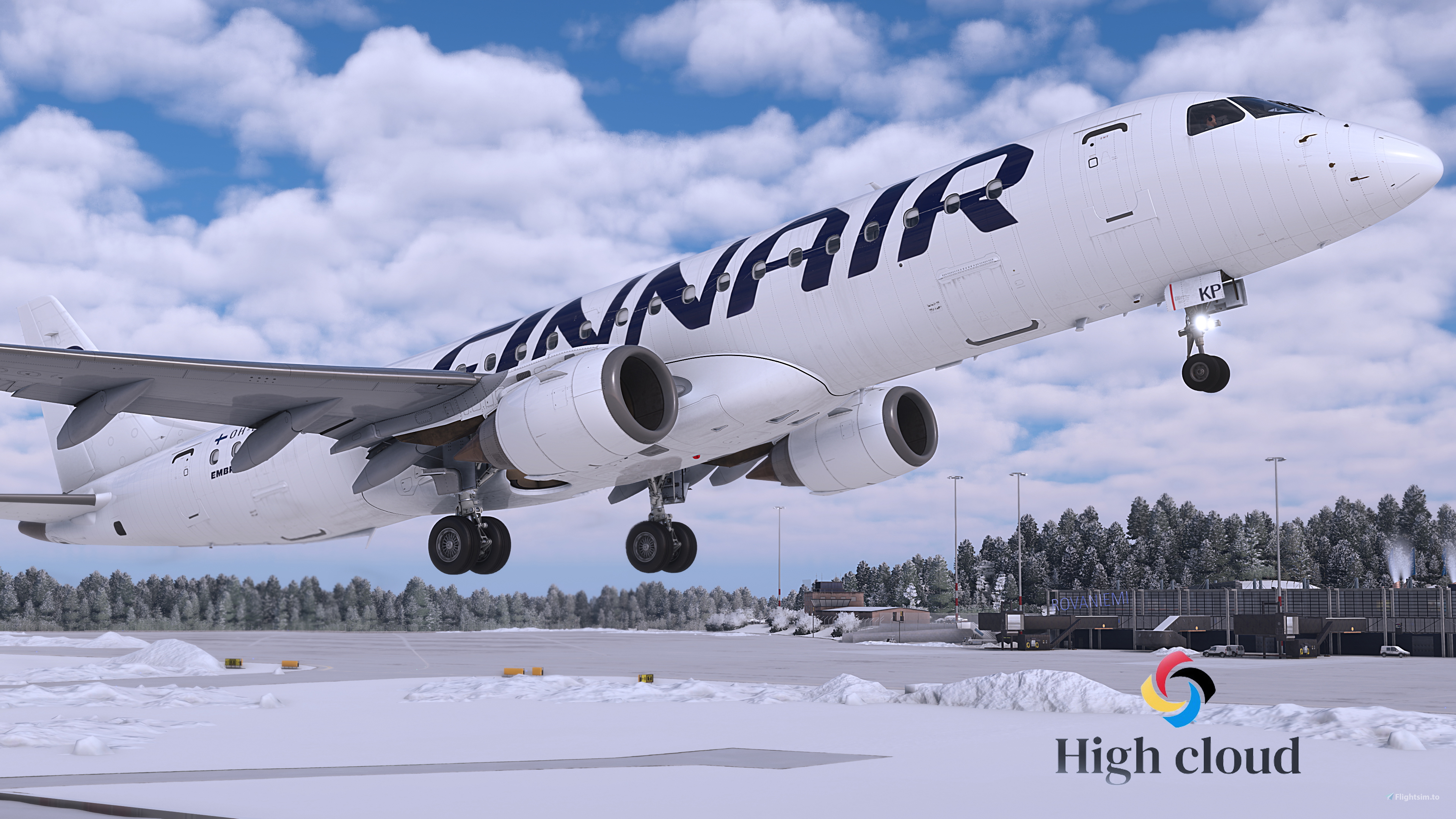 Finnair Embraer E190 OH-LKP- FlightSim Studio for Microsoft Flight