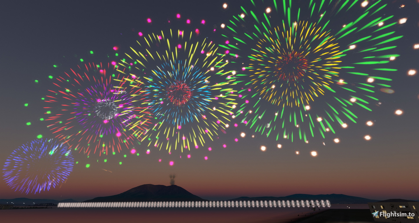 Flightsim.to - Activities - Release - Fireworks Sakurajima