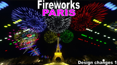 Fireworks Paris FRA