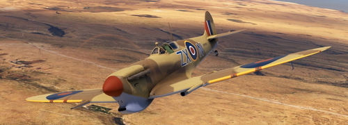 Flight Replicas Spitfire Vc Tropical BR390