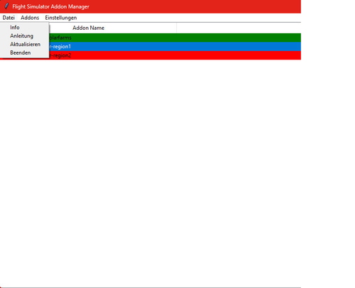 Flight Simulator Addon Manager