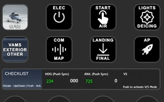 FlightFX Vision Jet G2+ - SF50 - Streamdeck Plus profile