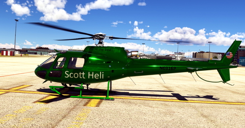 Flightsim Pictures Scott Livery for the CowanSim H125
