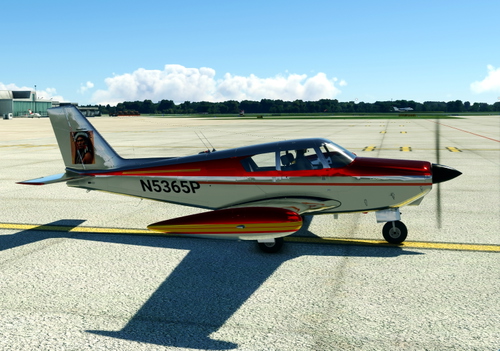 Flightsim Pictures Scott Livery for the  A2A Comanche "Tsumukikatu " red