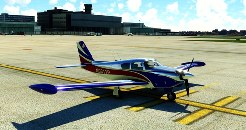 Flightsim Pictures Scott Livery for the A2A Comanche PA24-250