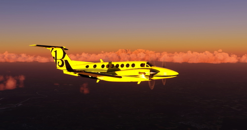 Flightsim Pictures Scott Livery for the Blacksquare Kingair 350