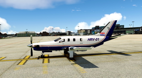 Flightsim Pictures Scott Livery for the Blacksquare TBM 850 "Croatia"