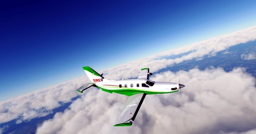 Flightsim Pictures Scott Livery for the Blacksquare TBM 850 "EIRE"