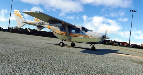 Flightsim Pictures Scott Livery for the Carenado Cessna C337 Skymaster "Goldfinger"